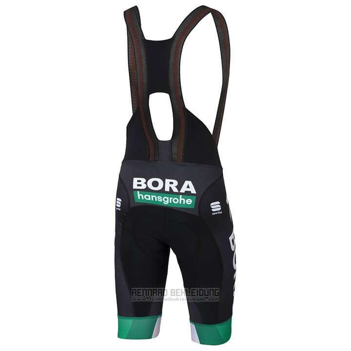 2018 Fahrradbekleidung Bora Grun Trikot Kurzarm und Tragerhose